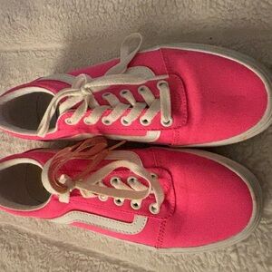 Pink Original Skater Style Vans 1980 Version